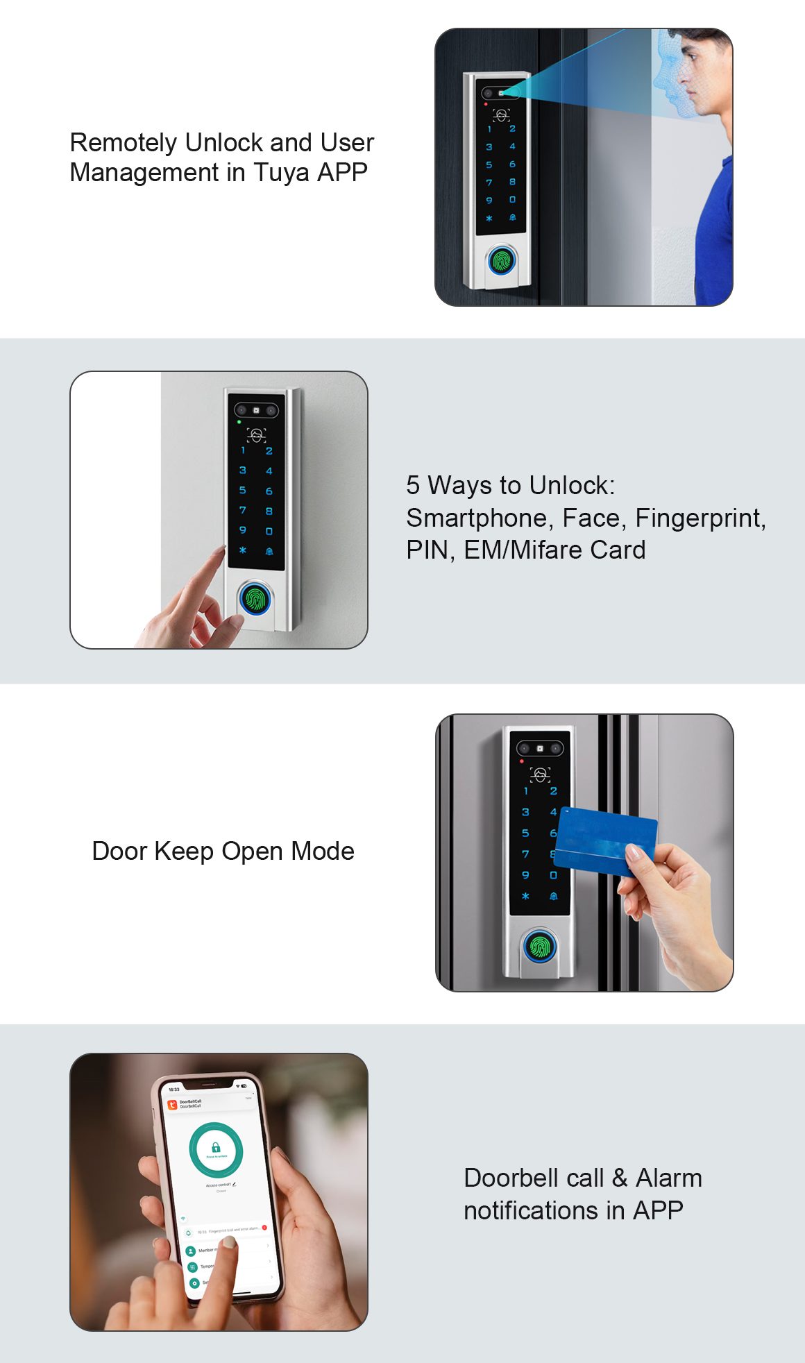 Secukey Secukey VF3-WIFI Slim Face & Fingerprint Access Control (Tuya Wi-Fi): manufacturer detail 1